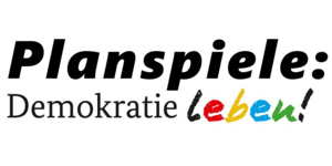 Logo Planspiele: Demokratie Leben!
